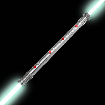 Darth Maul Legacy Neopixel Lightsaber by Pulse Sabers - Screen-accurate Star Wars™ replica crafted for collectors and duellists.
