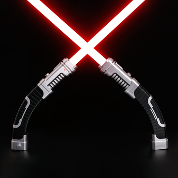 asajj ventress Legacy Neopixel Lightsaber by Pulse Sabers - Screen-accurate Star Wars™ replica crafted for collectors and duellists.